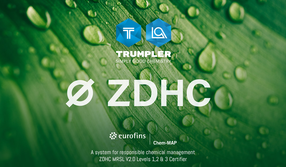 TRUMPLER und LANGRO erreichen erfolgreich die ZDHC Level 3 Zertifizierung TRUMPLER und LANGRO erreichen erfolgreich die ZDHC Level 3 Zertifizierung